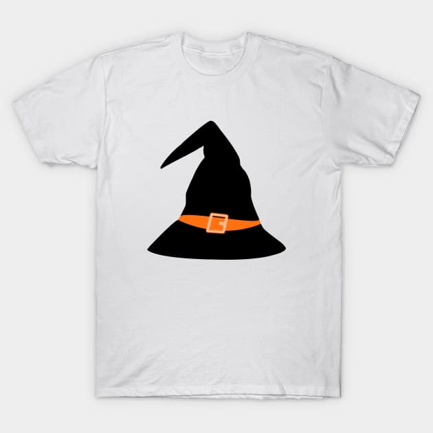 Black Witchy Witch hat T-Shirt by galaxieartshop